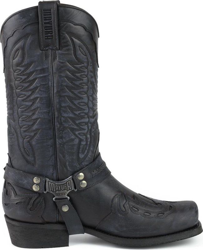 Tamaris 1-25705-Black Leather-western laars-city western tamaris
