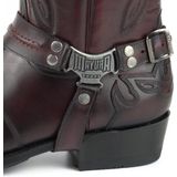 Mayura Boots Westernlaars indian-2471-vacuno burdeos-negro