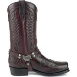 Mayura Boots Westernlaars indian-2471-vacuno burdeos-negro