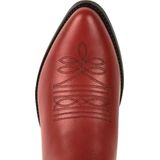 Mayura Boots Arpia 2534 Rood Dames Western Laarzen Sierstiksel Spitse N Schuine Hak Glad Leer