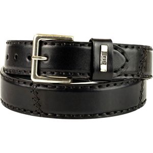Mayura - Riem - Zwart - 4 cm Breed - Verwisselbare Gesp - Glad Leder