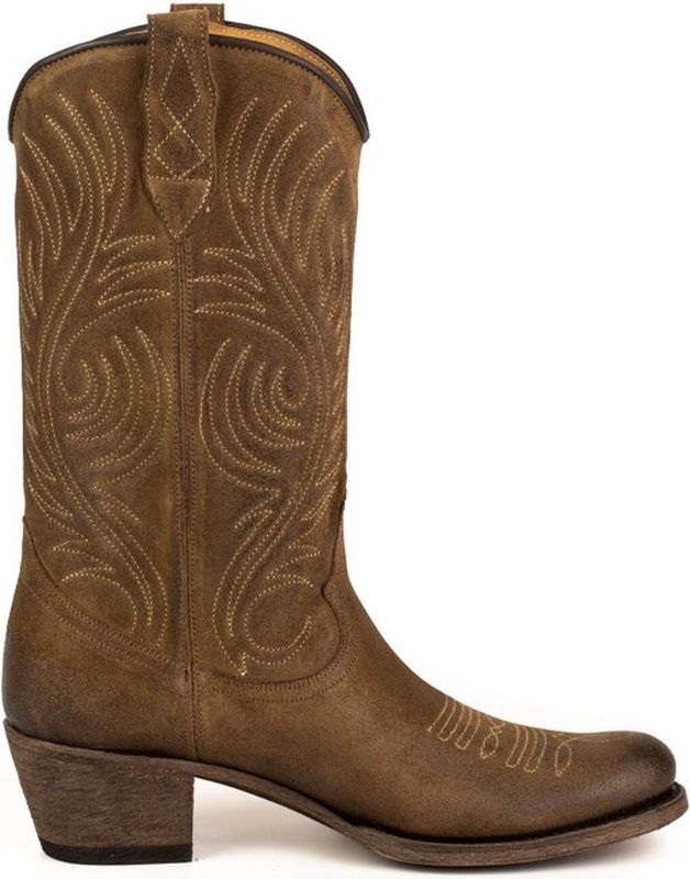 Mayura - 2526 - Cowboylaarzen - Bruin - Suede - Dames - Ronde Neus
