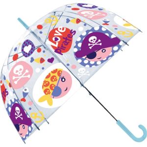 Kids Licensing Paraplu Love Pirates 48 Cm Polyester