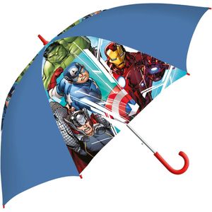 Marvel Transparante Kinderparaplu - 68cm Disney Thema - Duurzaam & Veilig - Ideaal voor Jonge Superhelden - Eenvoudig te Openen