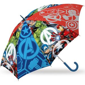 Marvel Avengers paraplu voor jongens 45 cm - Marvel - Avengers - Kinder/jongens paraplu - Regenkleding/regenaccessoires