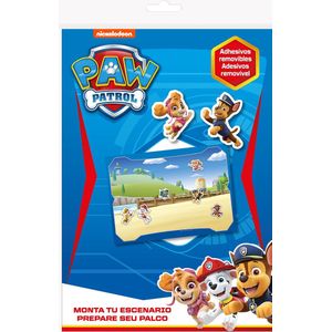 Nickelodeon Stickervel Paw Patrol Junior Blauw