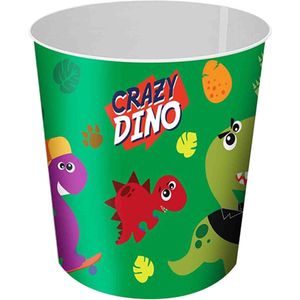 Kids licensing Dinosaurus prullenbak/papiermand - plastic - 21,5 x 21 cm