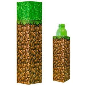Water bottle Minecraft Pixelada 650 ml Pixel