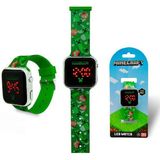 Digitale Horloge - Minecraft - Vierkant - Robuust - Duurzame Batterij