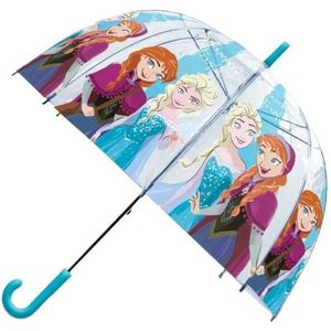 Disney Frozen paraplu - voor kinderen - blauw - D61 cm