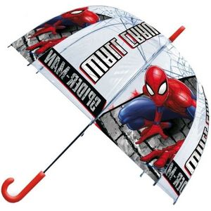 Spiderman paraplu - voor kinderen - rood/blauw - D61 cm - Paraplu's