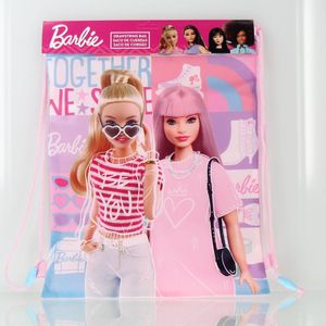Roze Barbie turn / zwem / gym rugzak voor kinderen