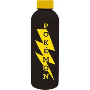 Pokemon - PK00019 - Drinkfles - Zwart - Aluminium - 500 ml