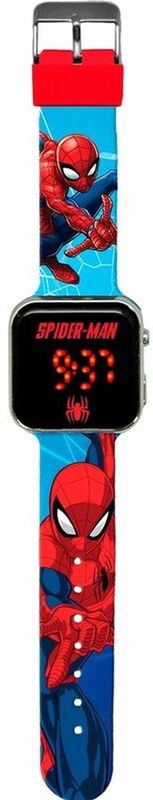 Kids Licensing, Horloge, Spiderman polshorloge LED, (Digitaal horloge)