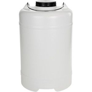 CM Jerrycan container voor vloeistof/voedsel/wecken - 20 liter - Kunststof - met draaidop - 27 x 44 cm - camping - opslag - rond