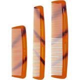 Haar Kammenset - Bruin - Kunststof - 3 Stuks