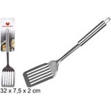 Alessandro Keukengerei bakspatel/bakspaan - zilver rvs - 32 cm