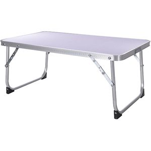 CM Camping tafel - aluminium - opvouwbaar en lichtgewicht - wit - 56 x 34 x 24 cm - Campingtafels