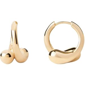 P D Paola - New Essentials - Oorbellen - Zilver - Gouden Plating