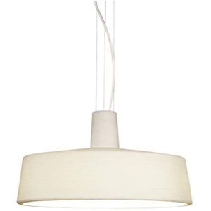 LED hanglamp 28,1W IP44 met diffuser van methacrylaat, model Soho 57, wit, 30,5 x 57 x 57 cm (referentie: A631-166)