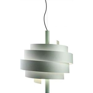 LED hanglamp 11,7 W met frame van polycarbonaat, groen, 44,5 x 44,5 x 60 cm (A682-002)