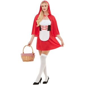 FUNIDELIA Roodkapje kostuum voor vrouwen - Maat: S - Rood