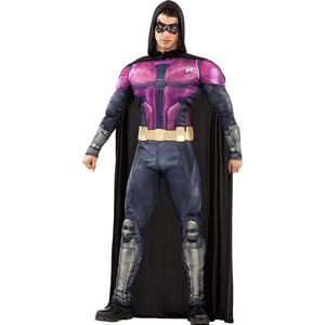 FUNIDELIA Robin Kostuum - Arkham Knight voor mannen - Maat: XL - Zwart