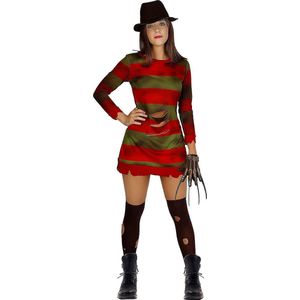 FUNIDELIA Freddy Krueger Kostuum voor vrouwen - A Nightmare on Elm Street - Maat: XS