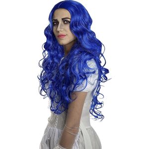 FUNIDELIA Corpse Bride pruik voor vrouwen Halloween - Grijs / Zilver