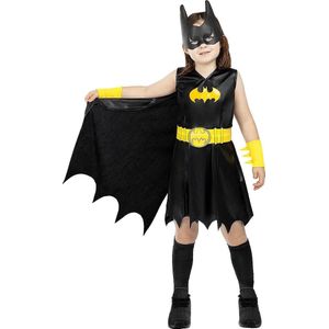 FUNIDELIA Batgirl Kostuum voor meisjes - Maat: 122 - 134 cm - Zwart