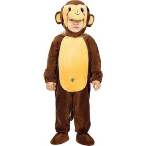 Funidelia | Apen Kostuum voor baby - Maat: 69 - 80 cm - Bruin