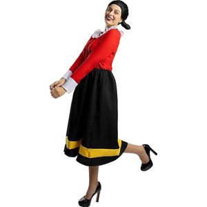 FUNIDELIA Olijfje Kostuum - Popeye voor vrouwen - Maat: S - Rood