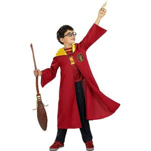 FUNIDELIA Griffoendor Quidditch Zwerkbal Kostuum voor kinderen - Harry Potter - Maat: 122 - 134 cm