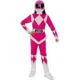 Power Ranger kostuum kinderen roze