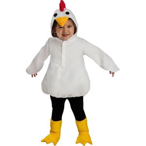 Funidelia | Kipkostuum Voor voor baby  Dieren, Kip, Haan, Kuiken - Kostuum voor baby Accessoire verkleedkleding en rekwisieten voor Halloween, carnaval & feesten - Maat 69 - 80 cm - Geel