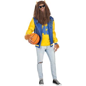 Funidelia | Tiener Wolf Kostuum Voor voor mannen  Horror, Weerwolf, Films & Series, Halloween - Kostuum voor Volwassenen Accessoire verkleedkleding en rekwisieten voor Halloween, carnaval & feesten - Maat M - L - Blauw