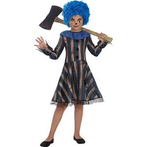 FUNIDELIA Enge Clown Kostuum voor Meisjes - Maat: 135 - 152 cm