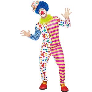 FUNIDELIA Deluxe Clown kostuum voor mannen - Maat: L - Geel