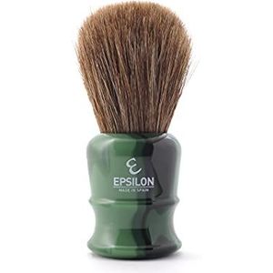 Epsilon Scheerkwast, paard, bruin, groen, 26 mm, standaard, uniek