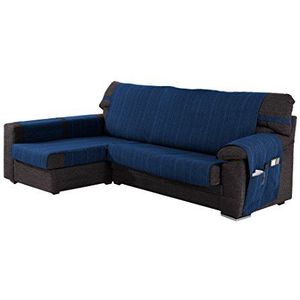 Martina Home Ribera Stoelhoes, lange mouwen, links, stof, blauw, 280 cm