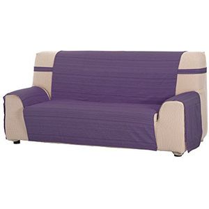Martina Home dekt sofa/salvasofa model Ribera 3 vierkant 170 x 210 cm, stof, paars, 32 x 42 x 8 cm