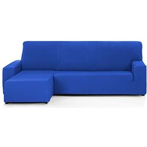 Martina Home - bankovertrek voor Chaise Longue, model Tânez, modern design, stof, blauw (Electric Blue), 240-280 cm