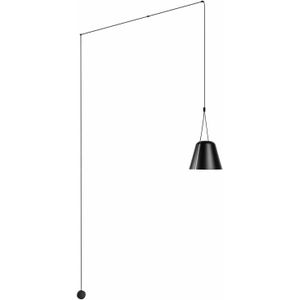 LEDS-C4 Attic hanglamp conisch decentraal zwart