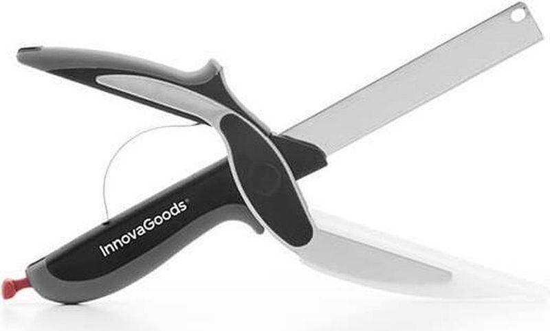 Mes-Schaar met Ingebouwde Minisnijplank Scible InnovaGoods