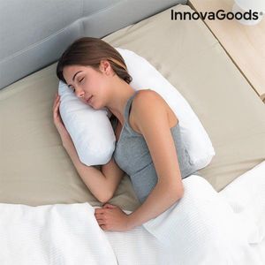 InnovaGoods - U-Slupill - Ergonomisch Kussen - Wit - Polyester