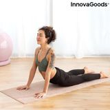 InnovaGoods® Jumat jumat yogamat, praktisch en comfortabel, met antislip en absorberend ontwerp, gemakkelijk op te vouwen en uit te vouwen, ideaal voor yoga, kleur beige/roze.