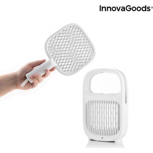 InnovaGoods® Anti-muggenlamp en oplaadbare insectenmepper 2-in-1 Swateck, effectief in het doden van muggen, compact en lichtgewicht ontwerp, ideaal voor thuis en tuin.