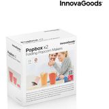 InnovaGoods - Inklapbare silicone popcornbakjes - popcornbakje - popcorn maker magnetron - set van 2