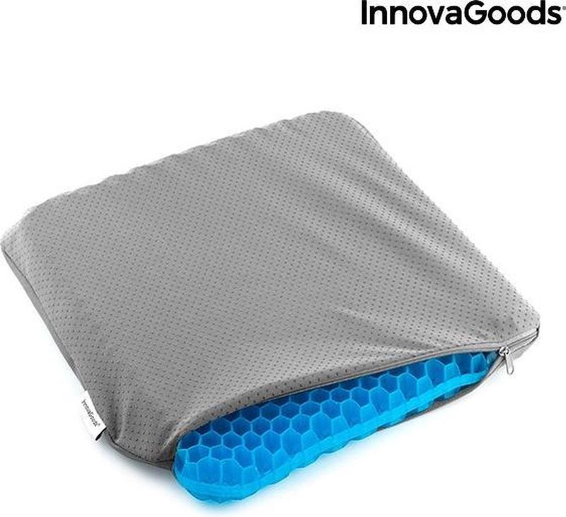 InnovaGoods - Hexafresh - Siliconen Gelkussen - Blauw of Grijs - Ergonomisch