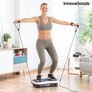 Innovagoods - Fitness Trilplaat - Elastieken weerstandsbanden - Met computer en afstandsbediening - Incl. oefengids
